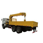 Howo Sino 6x4 Cargo Crane Truck / 10 Ton  Telescopic Boom Truck Mounted Crane