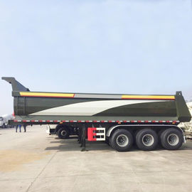 HYUAN Mining Semi Dump Truck Trailer And U Type Rear Tipping 12R22.5 Tire