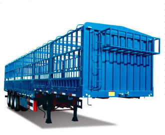 SINOTRUK 50t CANG-GATE Heavy Duty Semi Trailers Flatbed With Side Wall Cargo Transport