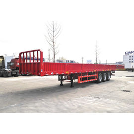 SINOTRUK 50t CANG-GATE Heavy Duty Semi Trailers Flatbed With Side Wall Cargo Transport