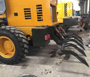 ZL936 3 Ton Wheel Loader With Grab Tree Bucket , Ripper , Rake Bucket