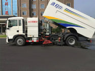 ZZ1187K501GE HOWO Road Sweeper Vehicle Sweeper Truck With High Pressure Water Pump