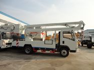 HOWO 8-24 Meters Height Aerial Work Platform Arm Lift Bucket Truck 8 Tons Diesel Fuel Type