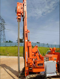 24 V Solar Pile Driver For Photovoltaic System Installation Sheet / Pile Driving Machine