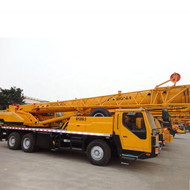 Yellow  QY20G.5 XCMG Telescopic Boom Crane Smarter 20 Ton WD615.92E