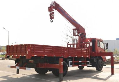 Howo Sino 6x4 Cargo Crane Truck / 10 Ton Telescopic Boom Truck