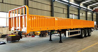 40ft Side Wall Heavy Duty Semi Trailers 3/4 Axles , Mini Enclosed Cargo Dump Truck