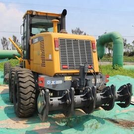 GR215 Road Construction Machinery Cummins Engine / Yellow XCMG 215hp Motor Grader