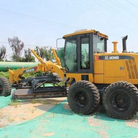 GR215 Road Construction Machinery Cummins Engine / Yellow XCMG 215hp Motor Grader