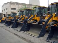 Yellow WZ30-25 XCMG Tractor With Front End Loader / Mini Backhoe Loader 1CBM 25.5T