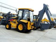 Yellow WZ30-25 XCMG Tractor With Front End Loader / Mini Backhoe Loader 1CBM 25.5T