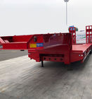 Gooseneck Lowboy Low Bed Semi - Trailer 50t 60t 80t For Container Transportation