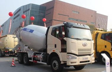 Efficient FAW 6X4 Mixer Truck 12 Cubic Meters Capacity High Safety