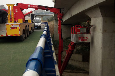 18m Platform 8x4 Bucket Bridge Inspection Truck With 21.7m Max. Under Bridge Depth