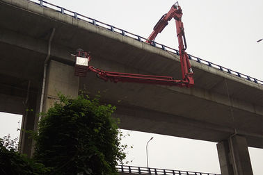 18m Platform 8x4 Bucket Bridge Inspection Truck With 21.7m Max. Under Bridge Depth