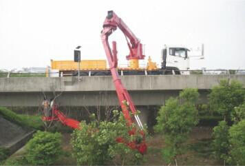 Euro 5 Special Purpose Truck , 18m Bridge Inspection Vehicle Bucket Type HZZ5311JQJJF With FAW 8x4 Chassis