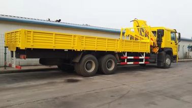 5610mm Span SQ16ZK4Q 16000kg HOWO 6×4 Chassis  Knuckle Boom Lorry Crane With 11m