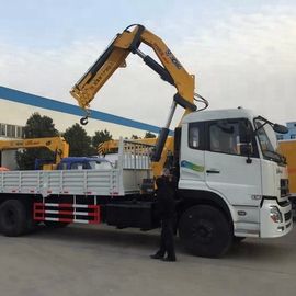 SQ10ZK3Q 10T Knuckle Boom Truck Crane With Dongfeng 6*2 10T Folding Arm