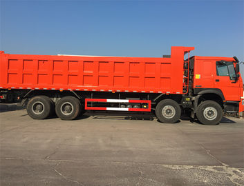 Stable Structure 8x4 Dump Truck With HW19710 Transmission And 300L Fuel Tank