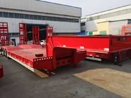Lowboy Low Bed Semi - Trailer 50t 60t 80t For Container Transportation Heavy Duty Lowboy Trailer