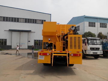 3000L Asphalt Slurry Seal Truck With 8m3 Aggregate Bin / Road Construction Trucks