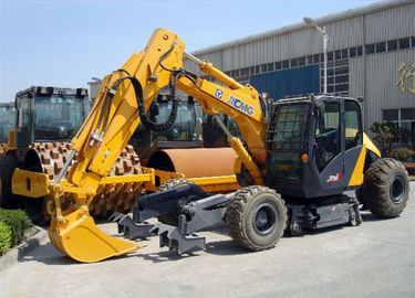 XE60WA Walking Type 6 Ton Wheel Loader Excavator With 0.23cbm Bucket Capacity