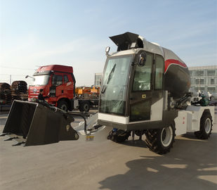 4cbm Concrete Construction Mixer Truck With 4.33L Displacement Engine