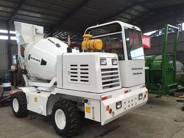 4X4 Mobile Concrete Mixer Self - Made Chassis With Feeding Bucket 6m3 And YC4A Engine