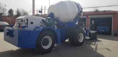 Self Loading 1.8cbm Concrete Cement Mixer Truck With CBGV-4025 Pump