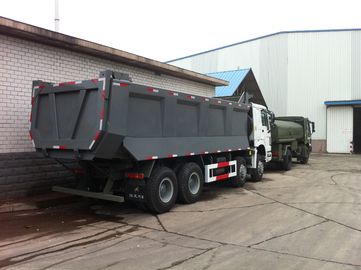 8x4 12 Wheels 336HP Heavy Duty Dump Truck With HW76 Cab And ZF8118 Steering