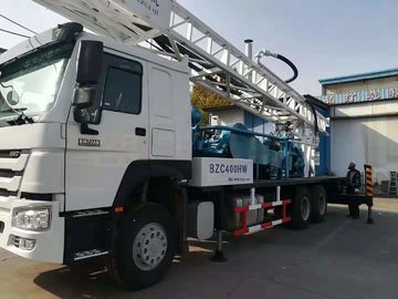 BZC400CHW Truck Mounted Pile Drilling Machine 400m Depth Sinotruk Chassis