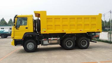 371HP 20CBM Heavy Duty Dump Truck With Yellow Color And HF9 Front Axle