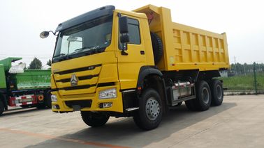 371HP 20CBM Heavy Duty Dump Truck With Yellow Color And HF9 Front Axle