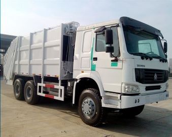 6x4 371hp 16CBM 18CBM Special Purpose Vehicle Rear Loading Compactor Garbage Truck With 1.2cbm Rubbish Bin