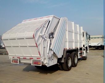 6x4 371hp 16CBM 18CBM Special Purpose Vehicle Rear Loading Compactor Garbage Truck With 1.2cbm Rubbish Bin