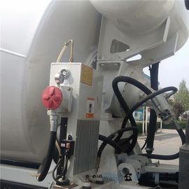 Sinotruk Howo 8X4 Concrete Mixer Machine 12 CBM Capacity White Color