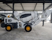 500 Liters Self Loading Mobile Concrete Mixer With Pump Hydraulic System