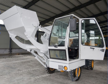 500 Liters Self Loading Mobile Concrete Mixer With Pump Hydraulic System