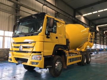 8L Concrete Construction Equipment  /  9m3 Concrete Mixer Truck With Pump Self - Loading