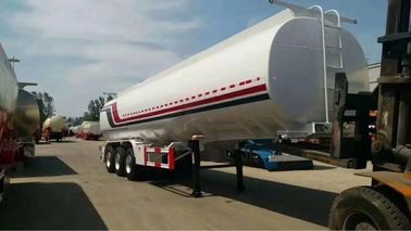 35 Ton 42m³ Stainless Steel Jet Crude Oil Tanker / Fuel Tank Trailer