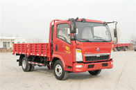 Sinotruk 4X2 Light Cargo Truck / Flat Bed Truck Euro 2 With ZZ1047E2815B180