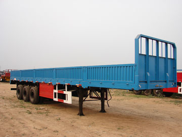 Three - Axle 40ft 30 Ton Cargo Semi Trailer Side Wall Mechanical Suspension