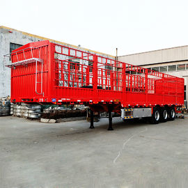 Tri - Axle 45 Tons Heavy Duty Semi Trailers For Warehouse / Store House