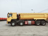 Heavy Duty Sinotruk Dump Truck With Engine And ZF8118 Steering ZZ3317N3867W