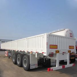 50 Tons Heavy Duty Semi Trailers With 12.00R22 Tires 3mm Diamond Plate