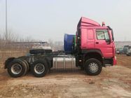 6x4 10 Wheeler Tractor Trailer Truck With  German ZF Steering 400L Oil Tank