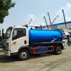 266HP 6m³ Sewage Suction Truck For Dirty Water Euro 2 Manual Transmission Type