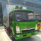 Howo Light Refrigerated Cargo Truck  3 Ton Capacity 4X2 Driving Type