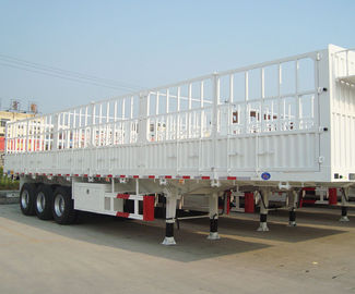 30-100 Tons 4 Axles Heavy Duty Semi Trailers Cargo Livestock Sugar Cane Stake Fence 13m