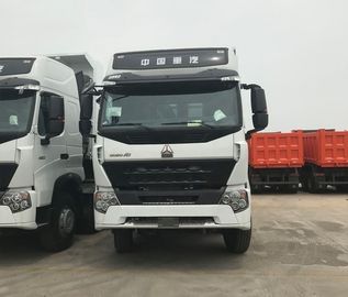 8x4 Howo A7 371HP Heavy Duty Dump Truck With HW76 Cabin And  ZF Steering